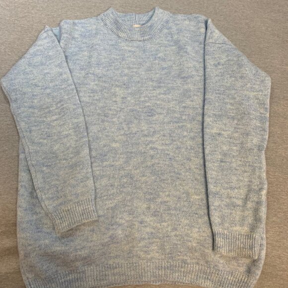 LIKE NEW: Urban Outfitters Light Blue Knit Sweater (Women's XS) - Picture 2 of 3